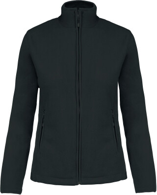 Dámská mikrofleecová mikina Kariban fleece jacket women, tmavě šedá, vel. L