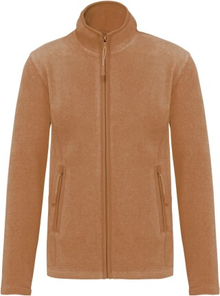 Dámská mikrofleecová mikina Kariban fleece jacket women, sv. hnědá, vel. XL