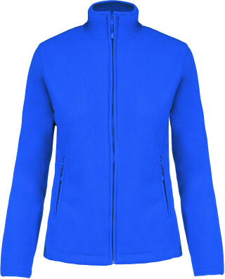 Dámská mikrofleecová mikina Kariban fleece jacket women, kobaltově modrá, vel. L