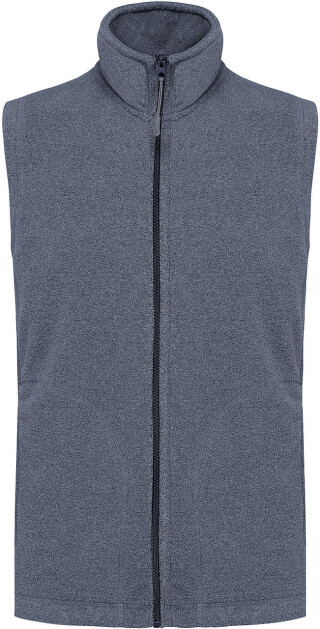 Pánská mikrofleecová vesta Kariban fleece vest men, tmavá námořní modrá, vel. M
