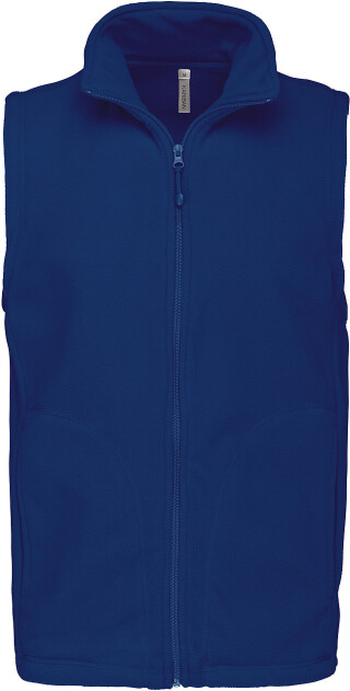 Pánská mikrofleecová vesta Kariban fleece vest men, kobaltová modrá, vel. XXL