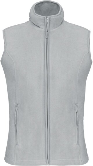 Dámská mikrofleecová vesta Kariban fleece vest women, sv. šedá, vel. 3XL