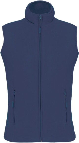 Dámská mikrofleecová vesta Kariban fleece vest women, tmavě modrá, vel. S