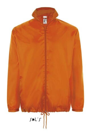 Unisex větrovka SOLS SHIFT - UNISEX WATER REPELLENT WINDBREAKER, oranžová, L
