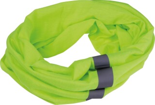 NEOR Bandana s reflexními pruhy, neonově žlutá