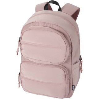 Batoh na notebook velikosti 15,6” z recyklovaného GRS, jemně růžová