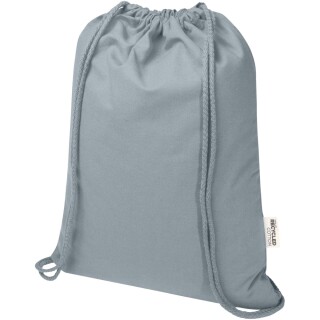 Batoh se stahovací šňůrkou 140 g/m2, šedá