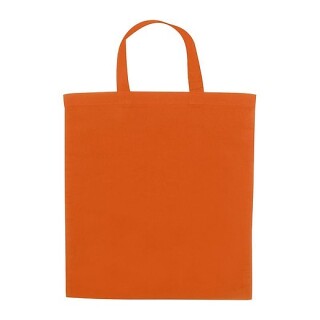 Bavlněná taška s krátkými uchy, oranžová
