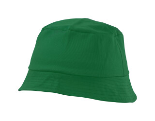 Bavlněný látkový klobouček, zelený