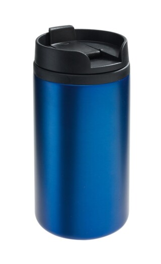 BEDYS Termohrnek 250ml, uvnitř plast, zvenku nerez, modrý