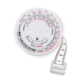 BMI metr, bílá