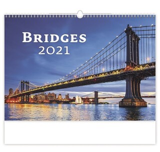 Bridges 2027, nástěnný kalendář, prodloužená záda