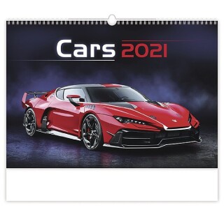 Cars 2027, nástěnný kalendář, prodloužená záda