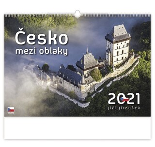 Česko mezi oblaky 2027, nástěnný kalendář, prodloužená záda