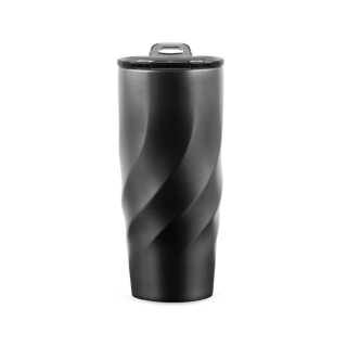 KUMKOY Cestovní XL termohrnek BrandCharger, 500 ml, gunmetal