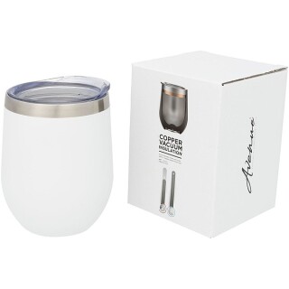Corzo termohrnek s izolací z mědi a vakua 350ml, černá