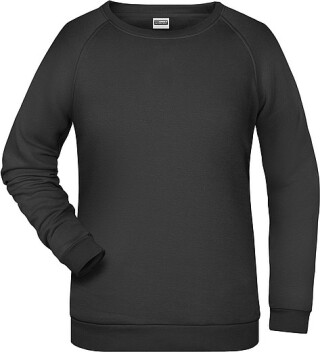 Dámská mikina James Nicholson sweatshirt women, černá, vel. XL