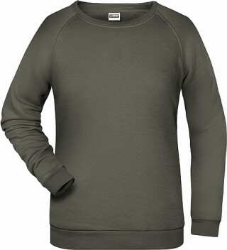 Dámská mikina James Nicholson sweatshirt women, šedá, vel. XXL