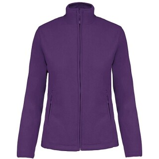 Dámská mikrofleecová mikina Kariban fleece jacket women, fialová, M