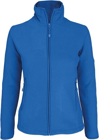 Dámská mikrofleecová mikina Kariban fleece jacket women, královská modrá, vel. S