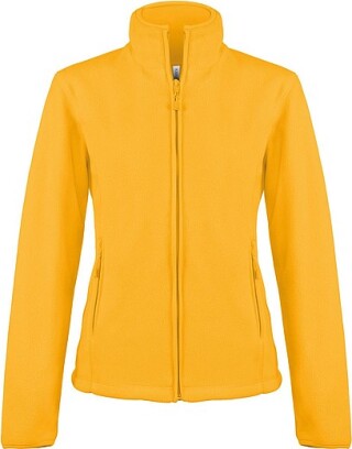 Dámská mikrofleecová mikina Kariban fleece jacket women, žlutá, vel. XXL