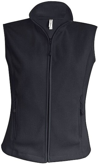 Dámská mikrofleecová vesta Kariban fleece vest women, antracitová, vel. XXL