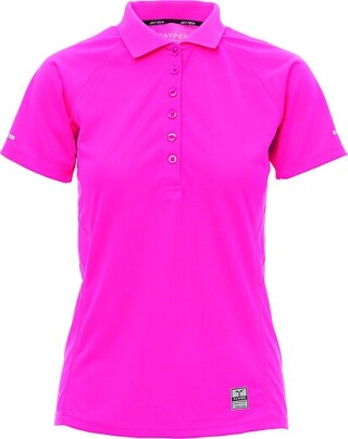 Dámská polokošile PAYPER TRAINING LADY, fluo růžová, velikost XL