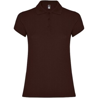 Dámská polokošile s krátkým rukávem, ROLY STAR, tmavě hnědá, vel. 2XL