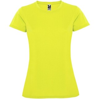 Dámské funkční tričko s krátkým rukávem, ROLY MONTECARLO, fluorescenční žlutá, vel. 2XL