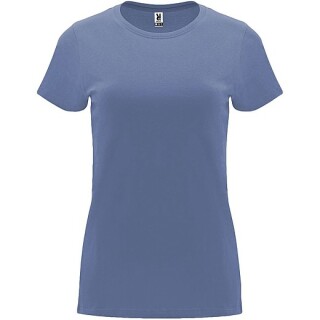 Dámské tričko s krátkým rukávem, ROLY CAPRI, riflové barvy, vel. 3XL