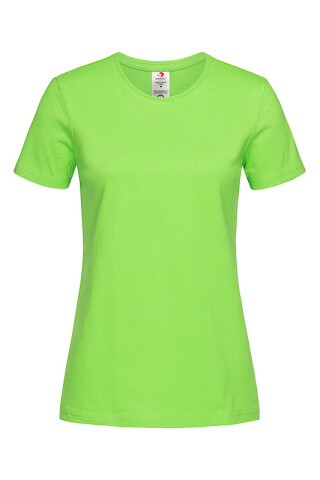 Dámské tričko STEDMAN CLASSIC -T ORGANIC WOMEN z bio bavlny, jasně zelená M