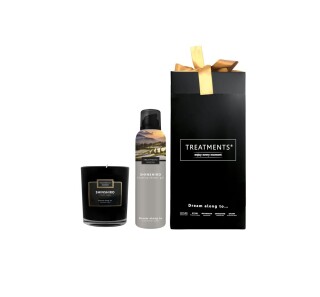 Dárková sada svíčky a sprchové pěny 200 ml TREATMENTS® Giftbox Shower Foam & Candle - Shinshiro