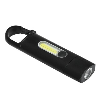 Dobíjecí LED svítilna, černá