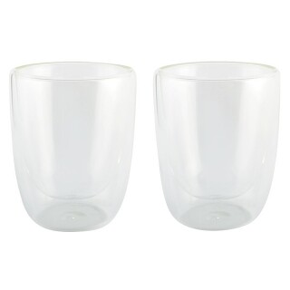 KAFETO - L Sada dvou dvoustěnných skleniček, 300 ml