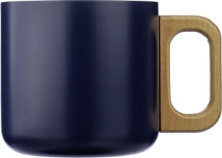 MARIAL Dvoustěnný termohrnek z nerezové oceli, 400 ml, modrá