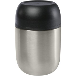 Dvouplášťová nádoba na svačinu 480 ml, stříbrný