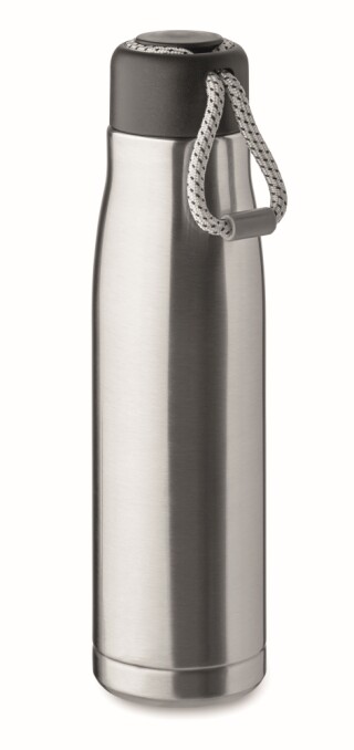 Dvoustěnná láhev 500 ml, stříbrná