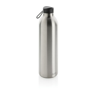 LARNAKA Vakuová termoska z recyklované nerezové oceli, 1000 ml, stříbrná