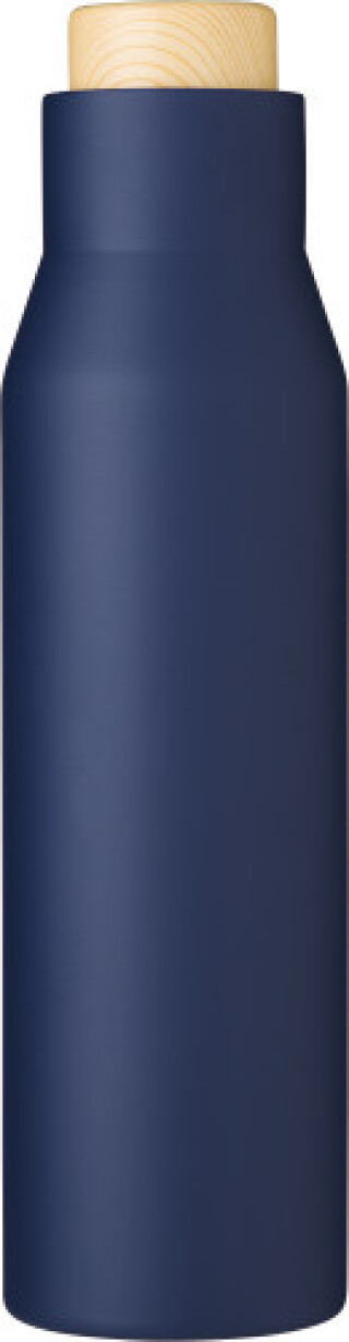 TUZLA Dvoustěnná vakuová termoska z nerezové oceli, 500 ml, námořní modrá