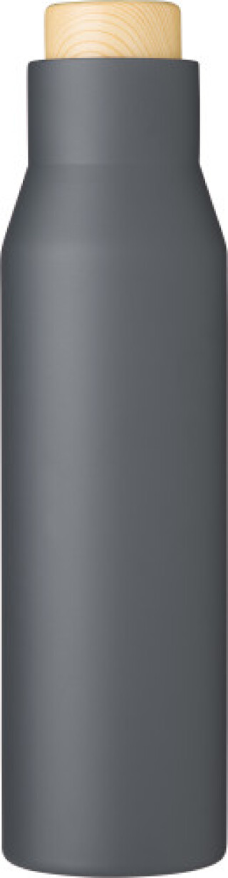 TUZLA Dvoustěnná vakuová termoska z nerezové oceli, 500 ml, šedá