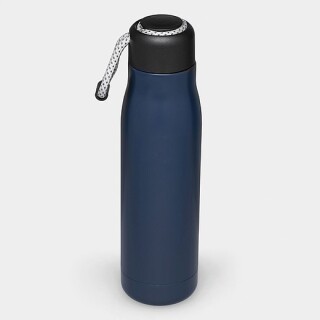 DALAGO Dvoustěnná termoska z nerezové oceli s poutkem, 500 ml, modrá