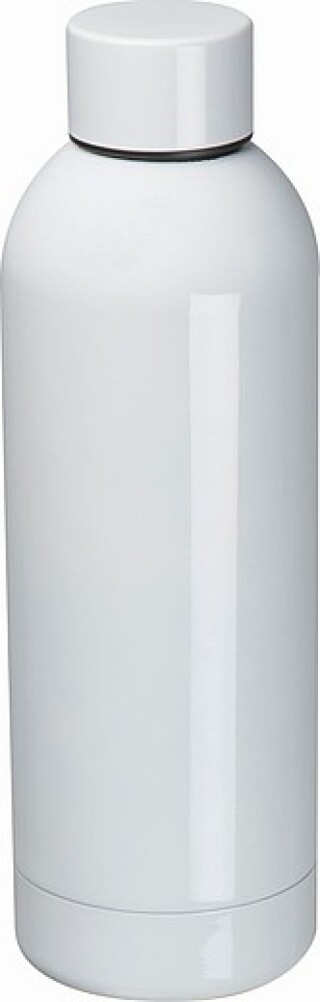 Dvoustěnná nerezová láhev na pití, 500ml k sublimačnímu tisku