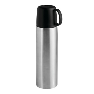 Dvoustěnná nerezová termoska 500 ml, stříbrná