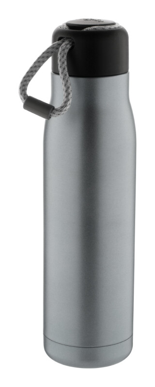 Dvoustěnná nerezová termoska, 500ml, stříbrná