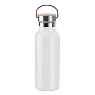 MONILEA Dvoustěnná vakuová termoska z nerezové oceli, objem 500 ml, bílá