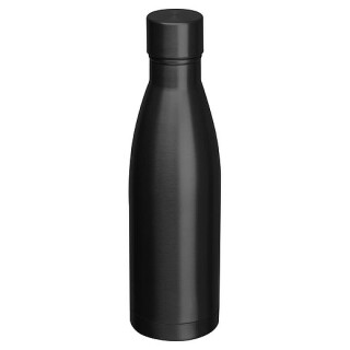 Dvoustěnná vakuovaná láhev na vodu, objem 500ml, černá