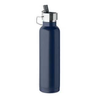 Dvoustěnná vakuově izolovaná láhev 660 ml, tmavá námořní modrá