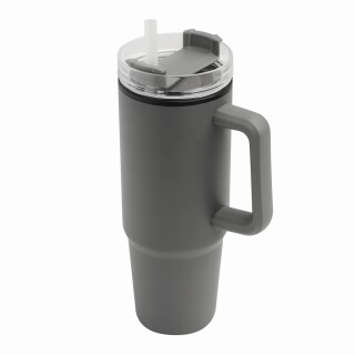 KEFALON Dvoustěnný XXL termohrnek, 900 ml, šedá