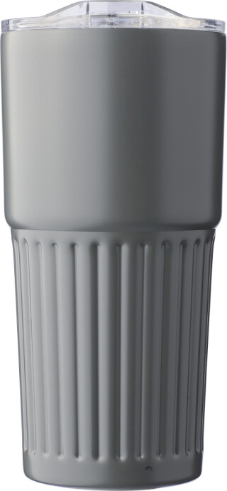 SEMREON Dvoustěnný termohrnek z recyklované nerezové oceli, 500 ml, šedá