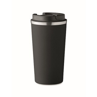 Dvoustěnný nerezový termohrnek, 510ml, černý